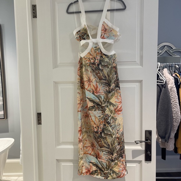 Significant Other Magda Dress in Painted Floral Print - Picture 3 of 4